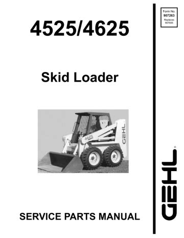 gehl sl4525 parts diagram